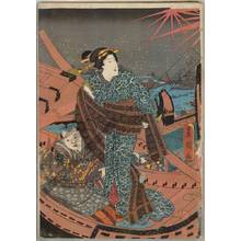 Utagawa Kunisada: Opening of the season at Ryogoku - Austrian Museum of Applied Arts