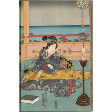 Utagawa Kunisada: Pictures of graceful figures from Azuma - Austrian Museum of Applied Arts