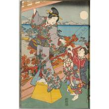 Utagawa Kunisada: Pictures of graceful figures from Azuma - Austrian Museum of Applied Arts