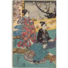 Utagawa Kunisada: An evening with music (title not original) - Austrian Museum of Applied Arts