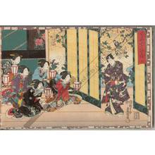 Japanischer Druck "Chapter 9" von Utagawa Kunisada, 歌川国貞 (Utagawa Kunisada I)