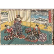 Estampe japonaise "Chapter 24" par Utagawa Kunisada, 歌川国貞 (Utagawa Kunisada I)