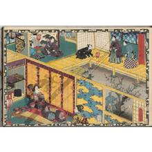 Japanischer Druck "Chapter 47" von Utagawa Kunisada, 歌川国貞 (Utagawa Kunisada I)