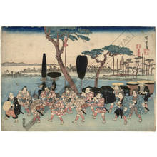 Utagawa Hiroshige: Children’s procession on the street - Austrian Museum of Applied Arts