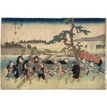 Utagawa Hiroshige: Children’s procession on the street - Austrian Museum of Applied Arts