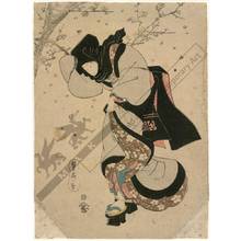 Utagawa Sadahide: Spring storm (title not original) - Austrian Museum of Applied Arts