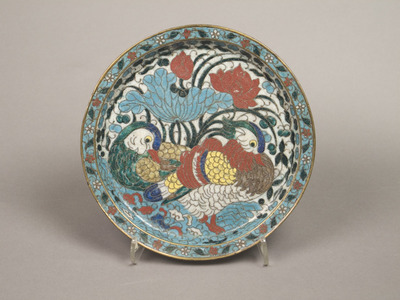 Unknown: Dish with Mandarin Ducks - Metropolitan Museum of Art