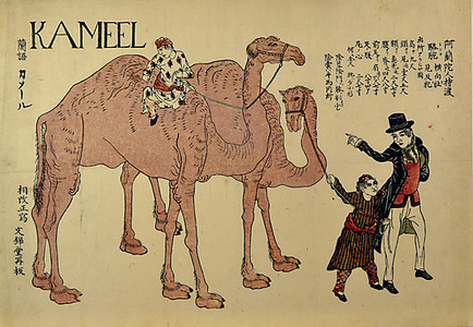 無款: Camels with Dutch Handlers - メトロポリタン美術館