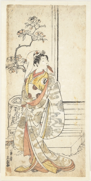 一筆斉文調: The Actor Sawamura Sojuro I, 1689–1756 in an Unidentified Female Role - メトロポリタン美術館