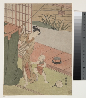 Suzuki Harunobu: Mother and Son - Metropolitan Museum of Art