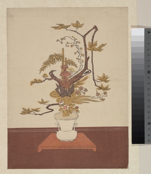 鈴木春信: Ike Bana (Flower Arrangement) in the Ike-no-bo Style - メトロポリタン美術館