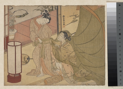 Suzuki Harunobu: Reluctant Leave-taking - Metropolitan Museum of Art