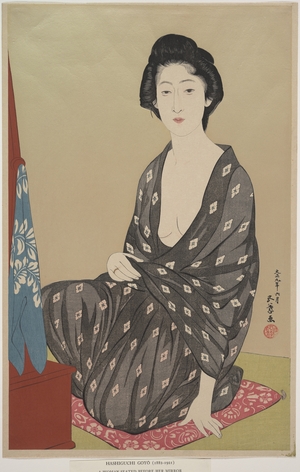 Hashiguchi Goyo: Matron at Her Dressing Table - Metropolitan Museum of Art