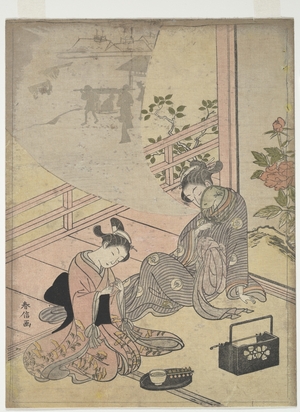 Suzuki Harunobu: Parody of the Tale of Young Man Lu: Courtesan Dreaming - Metropolitan Museum of Art