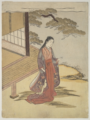鈴木春信: Lady Komachi - メトロポリタン美術館