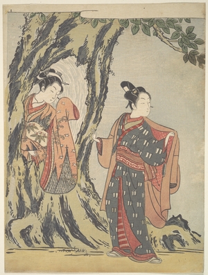 Suzuki Harunobu: Two Young People - Metropolitan Museum of Art