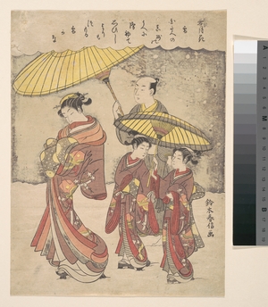 Suzuki Harunobu: Snow - Metropolitan Museum of Art