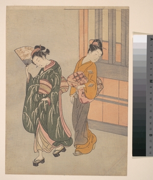 Suzuki Harunobu: The Clear-day Mountain Wind of the Fan - Metropolitan Museum of Art