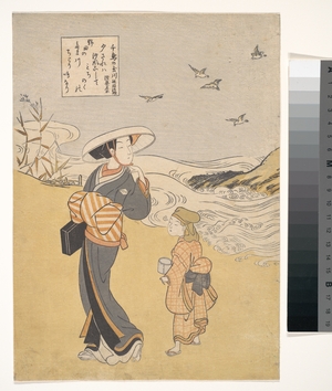 Suzuki Harunobu: Chidori no Tamagawa - Metropolitan Museum of Art
