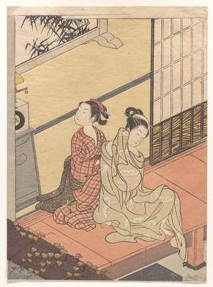 Suzuki Harunobu: The Evening Chime of the Clock - Metropolitan Museum of Art