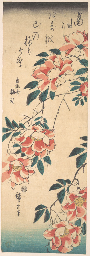 Utagawa Hiroshige: Roses - Metropolitan Museum of Art