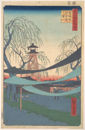Utagawa Hiroshige: The First Race Course, Horse-Dealer's Street - Metropolitan Museum of Art