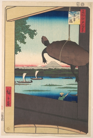 Utagawa Hiroshige: Mannen Bridge, Fukagawa - Metropolitan Museum of Art