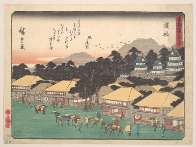 Utagawa Hiroshige: Hamamatsu - Metropolitan Museum of Art