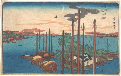 Utagawa Hiroshige: Tsukudajima Hatsu Hototogisu - Metropolitan Museum of Art