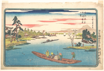 歌川広重: A View of Late Spring at Masaki - メトロポリタン美術館