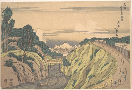 昇亭北壽: View of Ochanomizu in the Eastern Capital - メトロポリタン美術館
