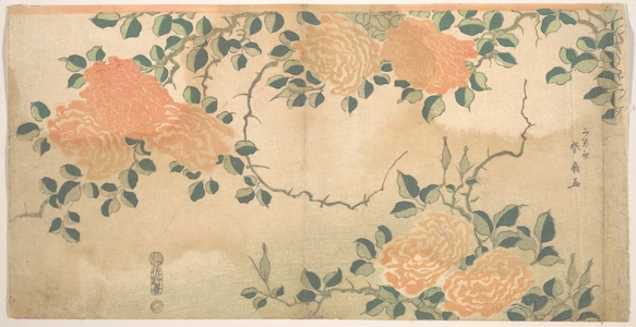 Kashosai Shunsen: Roses - メトロポリタン美術館