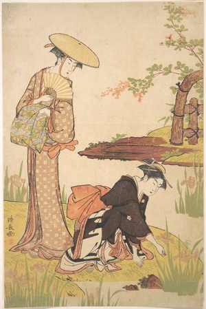 Torii Kiyonaga: The Iris Garden - Metropolitan Museum of Art