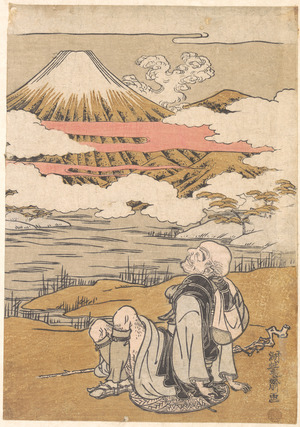 Isoda Koryusai: Fuji-mi Saigyo - Metropolitan Museum of Art