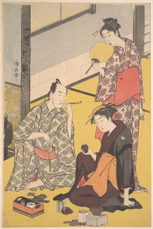 Torii Kiyonaga: Matsumoto Kôshirô IV in a Private Moment - Metropolitan Museum of Art