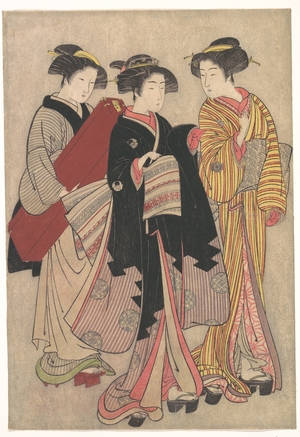 Kitao Shigemasa: Two Geishas Out Walking - Metropolitan Museum of Art
