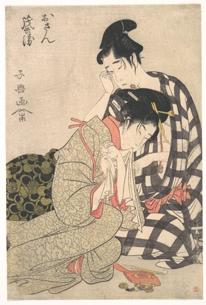Momokawa Shiko II: Disconsolate Lovers - メトロポリタン美術館