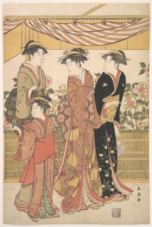 Katsukawa Shuncho: The Bôtan Show - Metropolitan Museum of Art