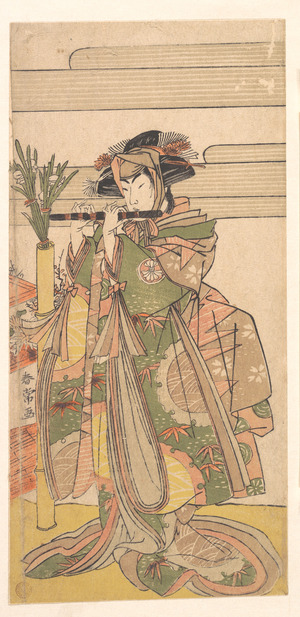 Katsukawa Shunjô: The Third Segawa Kikunojo as a Woman - メトロポリタン美術館