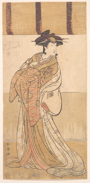 Katsukawa Shunjô: Nakamura Riko in the Role of Oiso no Tora - メトロポリタン美術館