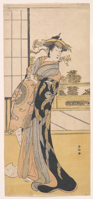 Katsukawa Shunko: The Actor Segawa Kikunojo 3rd in a Female Role - Metropolitan Museum of Art