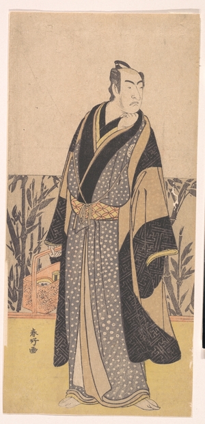 勝川春好: The Actor, Matsumoto Koshiro I 1674–1730 in an Unidentified Role - メトロポリタン美術館