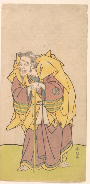 Katsukawa Shunko: Nakamura Tomijuro as an Old Man with a Scanty Beard - Metropolitan Museum of Art