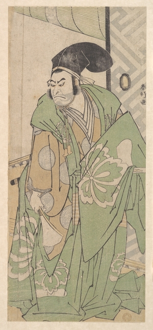勝川春好: The First Nakamura Nakazo in the Role of Ko no Moronao - メトロポリタン美術館