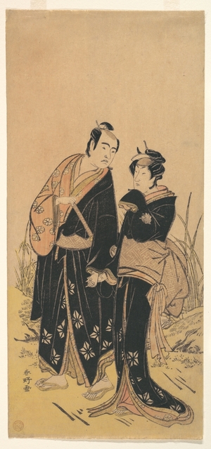 勝川春好: The Third Segawa Sojuro and the Third Segawa Kikunojo as Lovers - メトロポリタン美術館