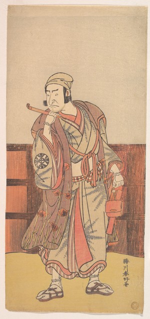 勝川春好: The First Nakamura Nakazo in the role of Shimada no Hachizo - メトロポリタン美術館