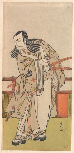 勝川春好: The Actor Nakamura Nakazo as a Daimyo - メトロポリタン美術館