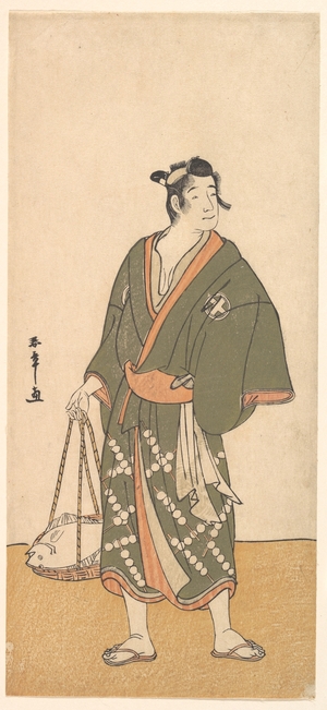 Katsukawa Shunsho: The Actor Otani Hiroemon III as a Fish Peddler - Metropolitan Museum of Art