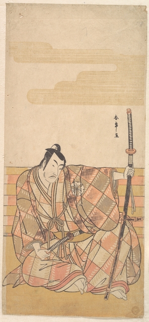 勝川春章: The Fourth Matsumoto Koshiro as a Samurai - メトロポリタン美術館