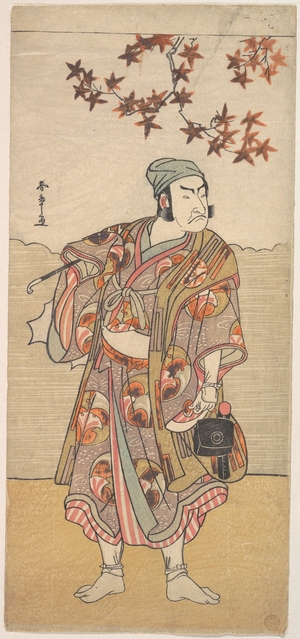 勝川春章: The First Nakamura Nakazô in the Role of Shimada no Hachizô - メトロポリタン美術館